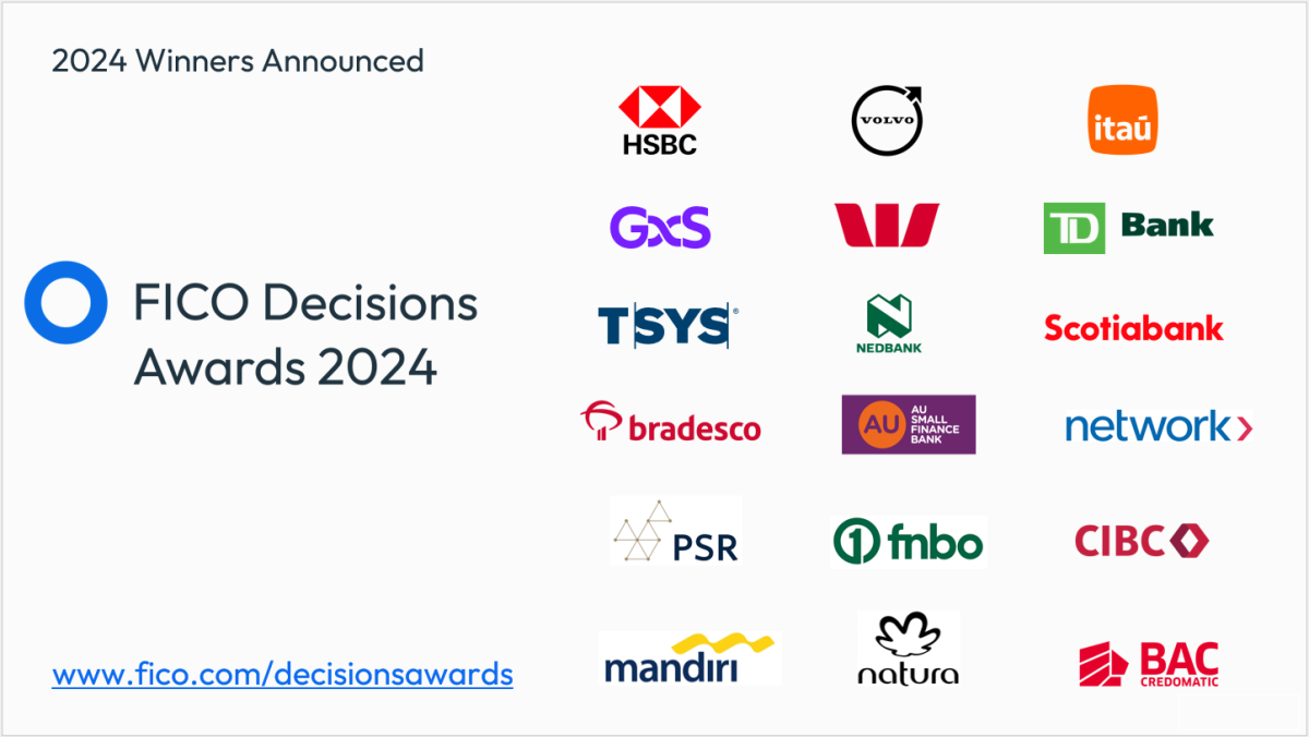 Meet The 2024 FICO Decisions Awards Winners!